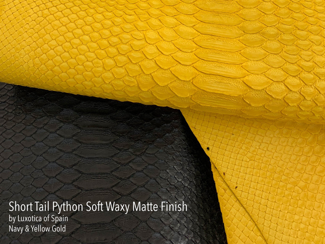 Python Short Tail Soft Matte Finish Yellow Gold