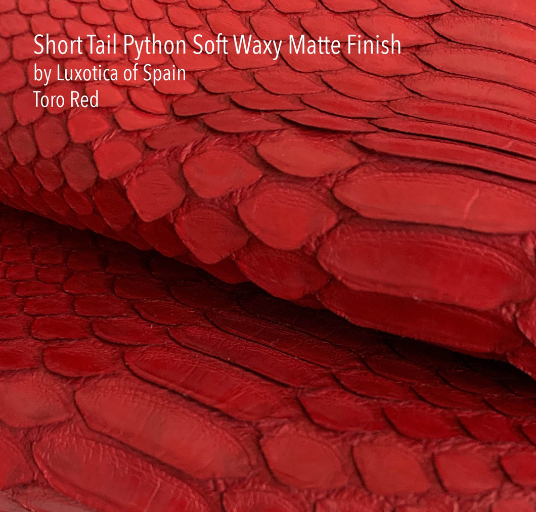 Python Short Tail Soft Matte Finish Toro Red