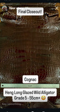 Load image into Gallery viewer, Wild Alligator Classic Glazed Cognac by Heng Long
