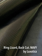 Load image into Gallery viewer, Ring Lizard, Back Cut Classic Glazed ~ NAVY
