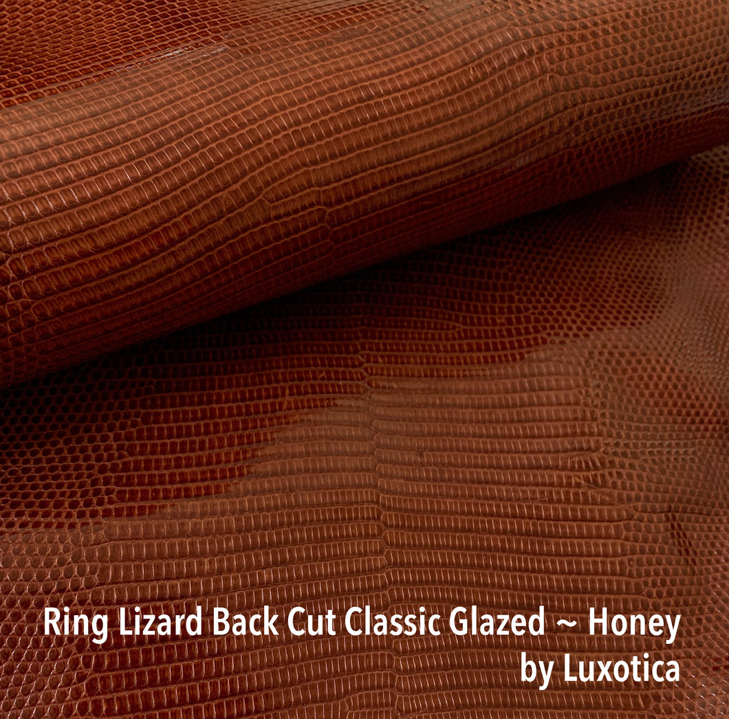 Ring Lizard Back Cut Classic Glazed ~ HONEY