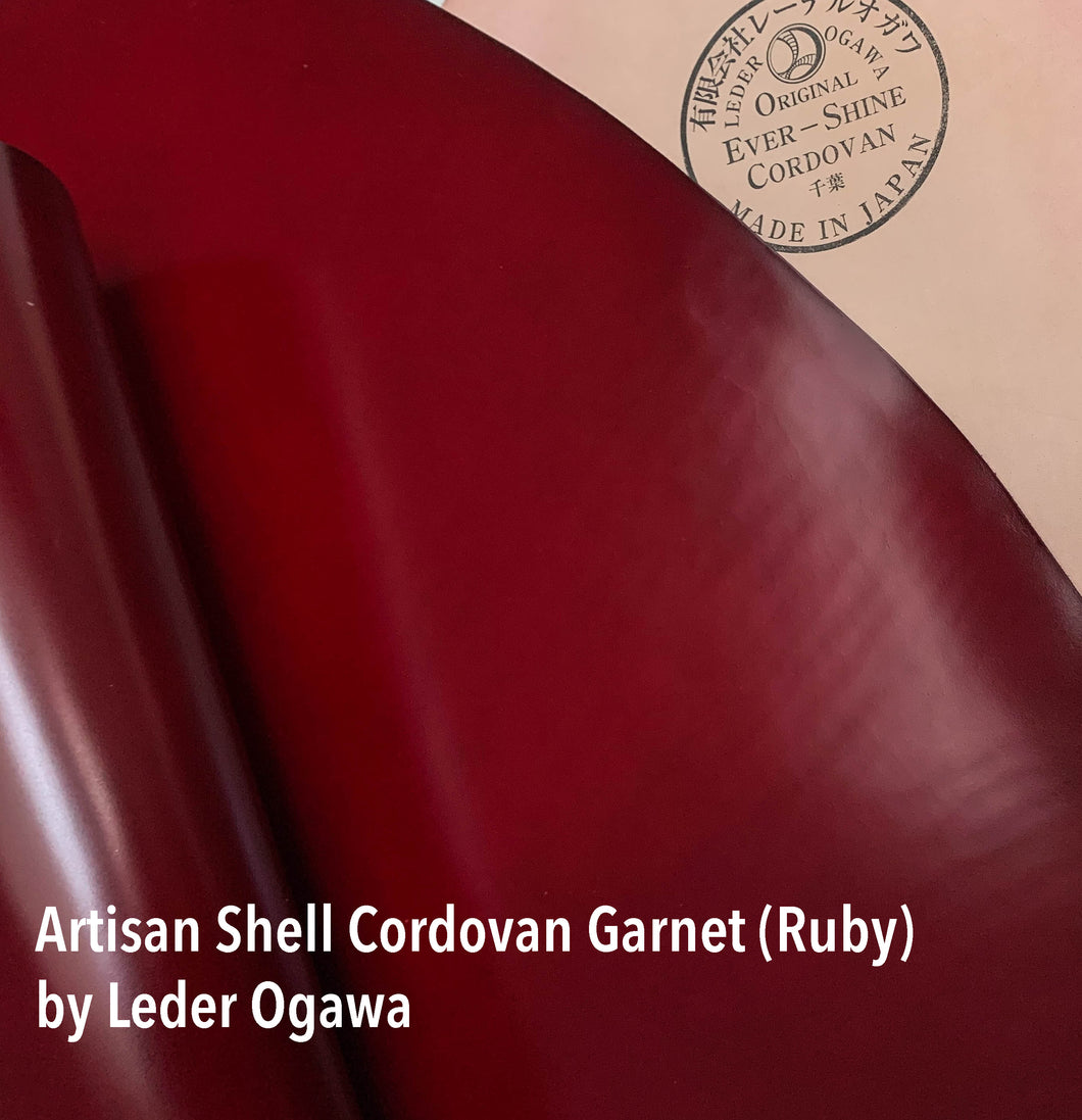 Shell Cordovan Garnet (Ruby) with Stamp