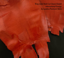 Load image into Gallery viewer, Ring Lizard Back Cut Soft Classic Glazed International Orange
